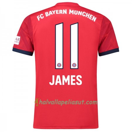 Jalkapallo Pelipaidat FC Bayern München James 11 Kotipaita 2018-2019 Lyhythihainen